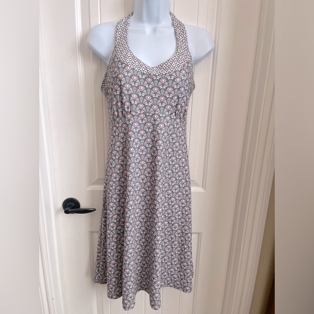 PrAna Veeda Performance Fabric Cali Dress w/ Racer Back and Built in Bra, Size M